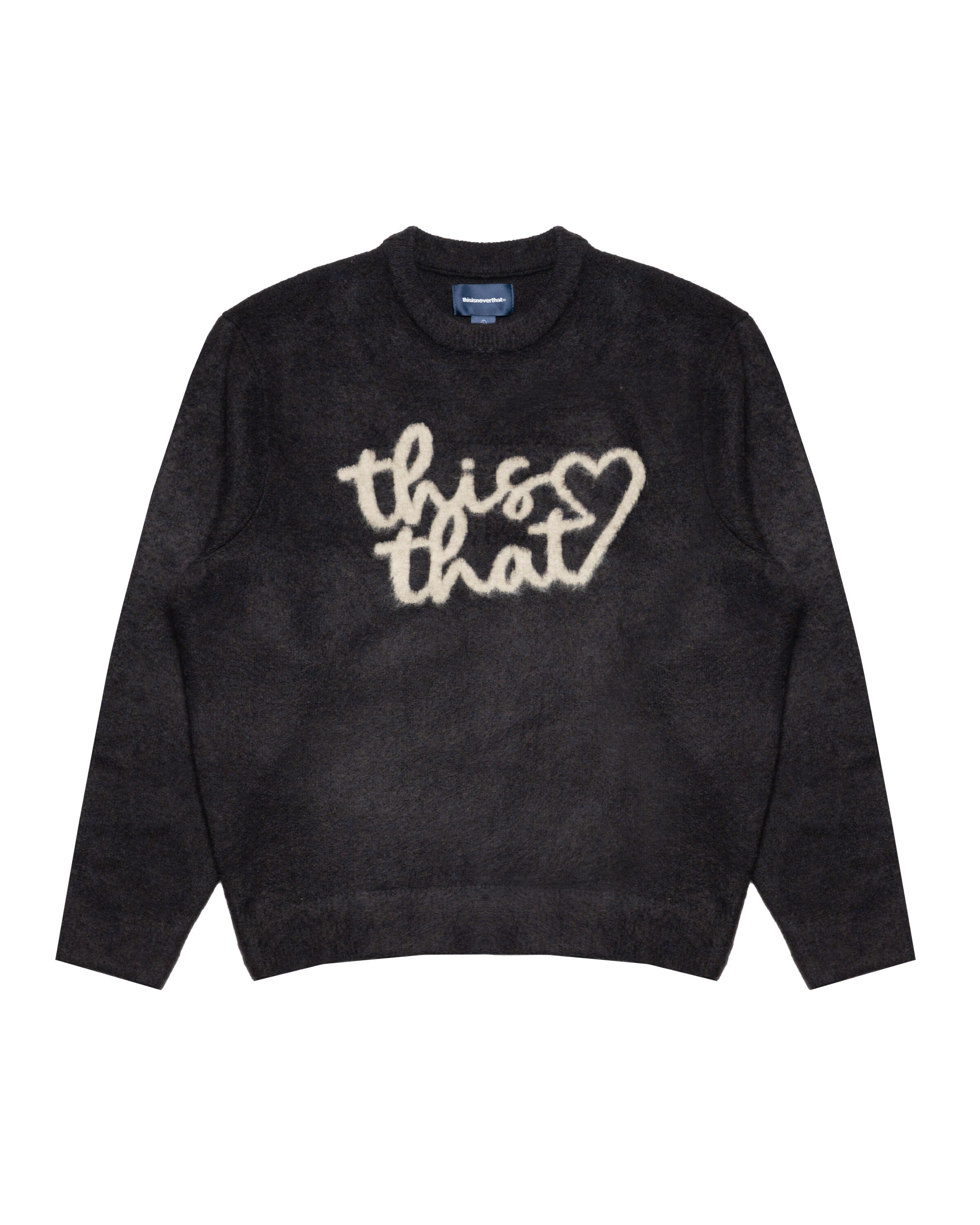 Thisisneverthat Heart Logo knit Sweater | TN253KKNPK10-DKN | AFEW